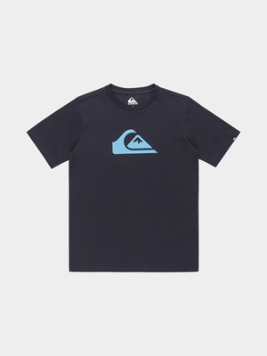 Kids Quiksilver Navy EV Comp T-Shirt