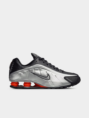Nike Men's Shox R4 Silver/Black Sneaker