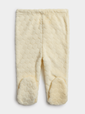 Jet Baby Yellow Embossed Leggings