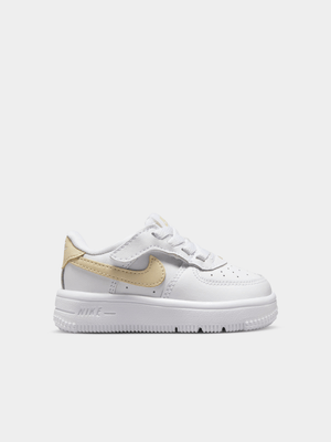 Nike Toddlers Air Force 1 Low Easyon White/Khaki Sneaker