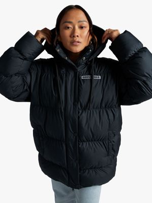 Converse Women's Oversized Black Super Puffer Jacket