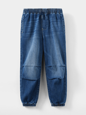Cotton On Kids Dark Blue Boy Relaxed Jogger Jeans