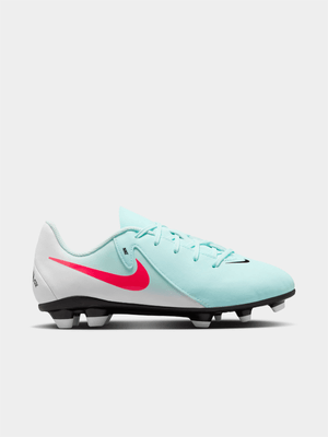 Junior Nike Phantom GX II Club FG/MG Green/Red Boots