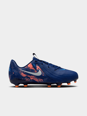 Junior Nike Phantom GX II Academy "Erling Haaland" FG/MG Blue Boots