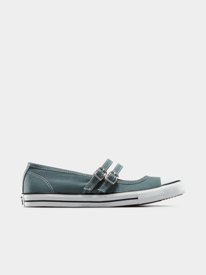 Converse Women's Mary Jane Dainty Geen Sneaker