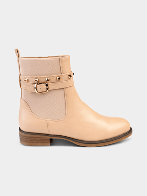 Women's Madison Jenny Lynn Nude Ankle Boot