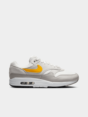 Nike Men's Air Max 1 University Gold/White/Grey Sneaker