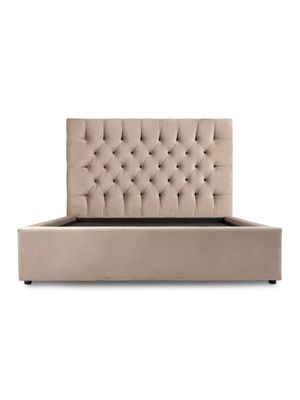 Avery Bed LuxGuard Velvet Stone Standard Length