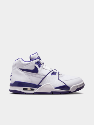 Nike Junior Air Flight 89 White/Purple Sneaker