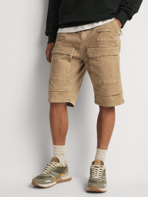 Men's Relay Jeans Ripstop Utility Camel Cargo Shorts