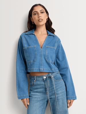 FF Denim Long Sleeve Tunic