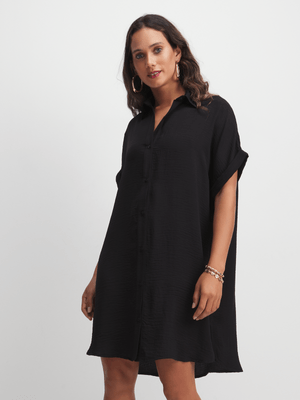 Exact Women's Black Shirt Dress