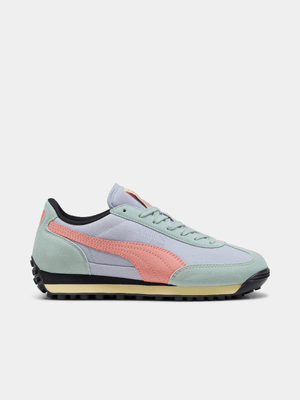Puma Women's Easy Rider Weathered Grey/Pink Sneaker