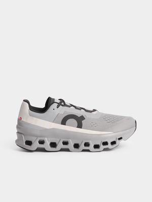 On Running Men's Cloudmonster Grey/Silver Sneaker