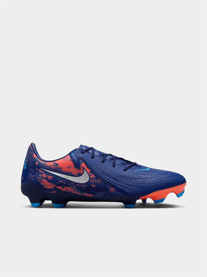 Mens Nike Phantom GX II Academy "Erling Haaland" FG/MG Blue Boots