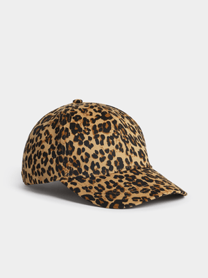 Exact Women's Leopard Print Peak Cap