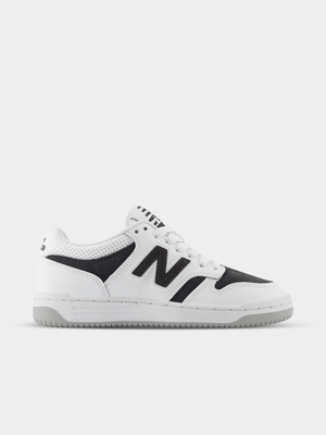 New Balance Junior 480 White/Black Sneaker