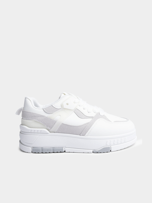 Women's TomTom Podium White/Grey Sneaker