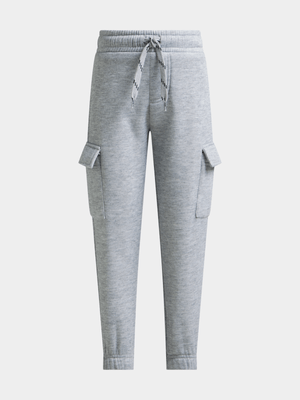 Exact Younger Boy's Grey Utility Joggers