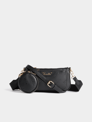 Luella Embossed Logo Multi Pouch Crossbody Bag