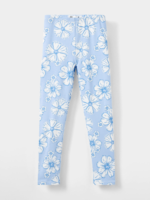 Cotton On Kids Girl Blue Huggie Tights