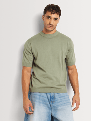 Men's Markham Crew Green Knitwear