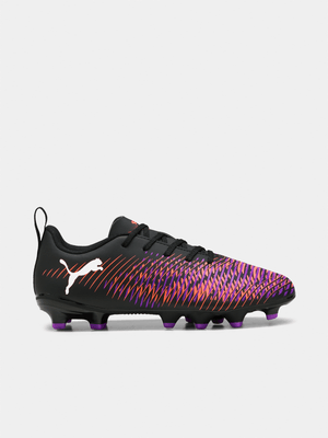 Junior Puma Future 8 Play FG/AG Black/Red Boots