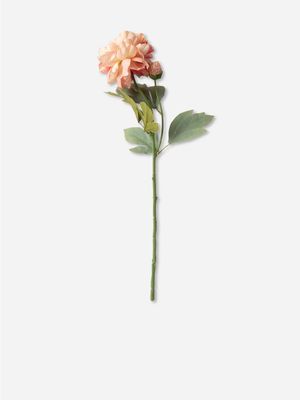 Faux Peony Light Pink 62cm