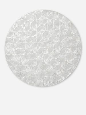 Art Deco Placemat Silver 38cm