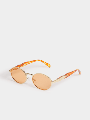 Luella Oval Metal Sunglasses
