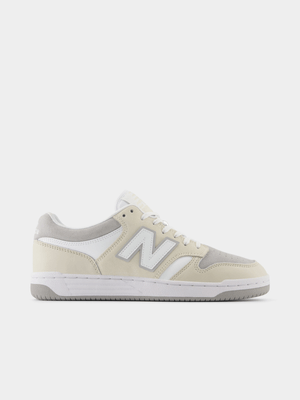 New Balance Men's 480 Cream/Grey Sneaker