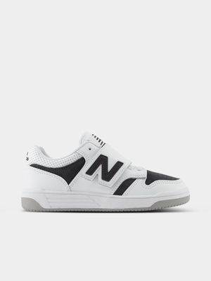 New Balance Kids 480 White/Black Sneaker