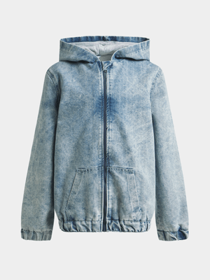 Jet Older Boys Denim Hooded Jacket