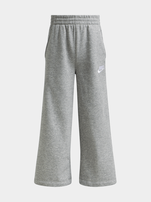 Nike Girls Kids Sportswear Club Fleece Grey Sweatpants