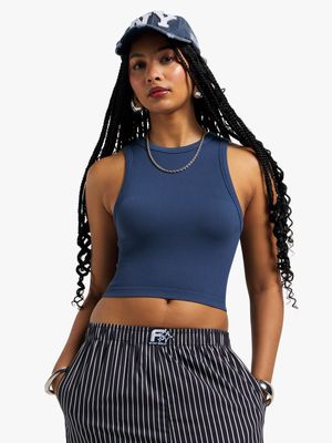 The FIX Women's Navy Seamless Vest