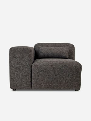 Hugo LHF Corner Seat Modular Couch LuxGuard Staunch Carbon