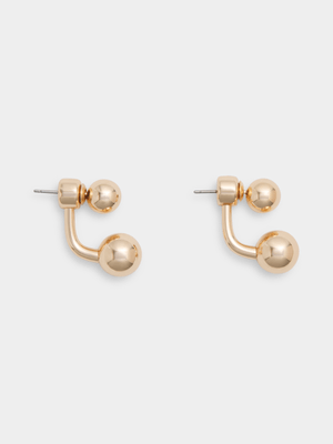 Double Studded Earrings