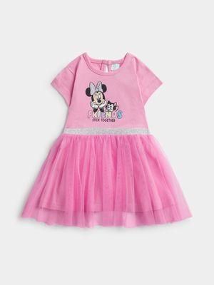 Jet Infant Girls Pink Minnie & Friends Tutu Dress