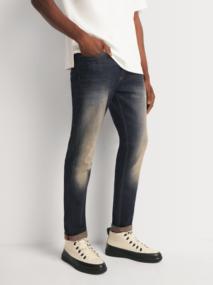 Fabiani Men's Tea Stain Denim Jean