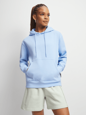 Womens TS Dynamic Fleece Sky Blue Hoodie