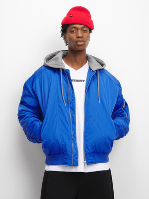 Redbat Men's Blue Hoodie