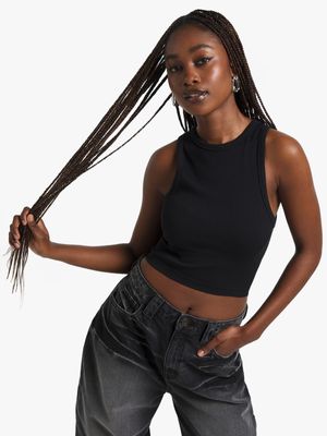 The FIX Women's Black Seamless Vest
