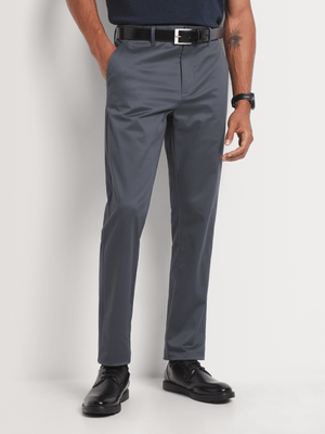 Men's Markham Smart Slim Charcoal Chino