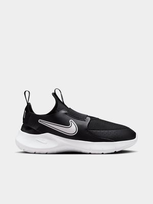 Nike Junior Grade-School Flex Runner 3 Black/White Running Shoes