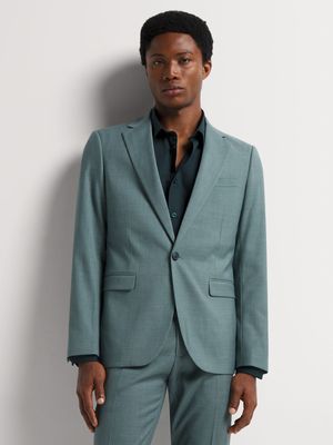 Men's Markham Slim Plain Green Suit Jacket