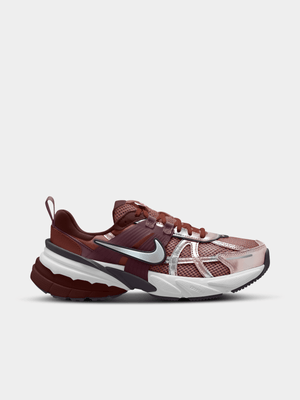 Nike Women's V2K Run Dark Team Red/Metallic Sneaker