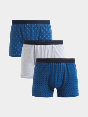 Jet Men's Multicolour 3 Pack Body Shorts