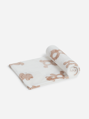 Jet Baby Stone happy Bears Fleece Blanket