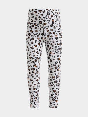 Jet Younger Girls Animal Print Leggings