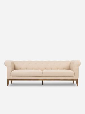 Soho 3 Seater Couch Jensen Natural